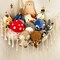 Stuffed Animal Toy Storage Hammock with LED Light-Macrame Jumbo Doll Room Corner Organizer Mesh Decoration-Hanging Storage Nets Kids Bedroom, (X-Large Size)